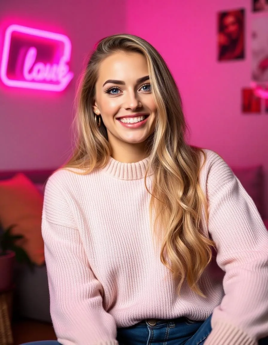 Aimour AI girlfriend portrait — Sophie